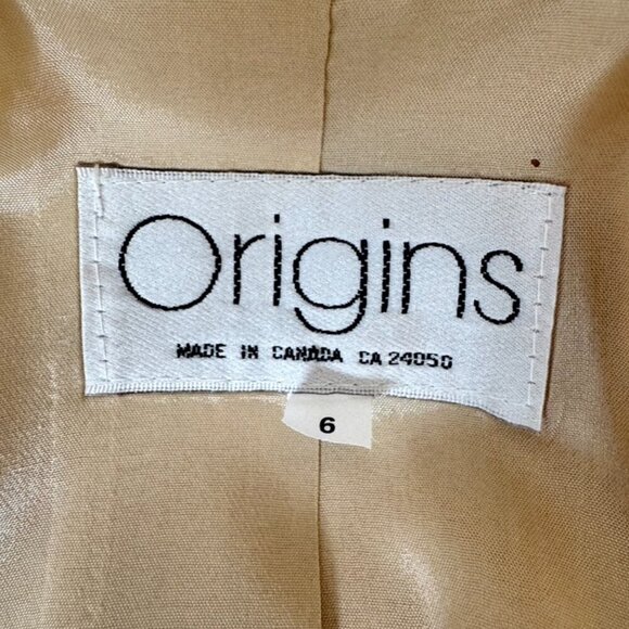 Vintage 90s Tan Origins Suit - Picture 10 of 16